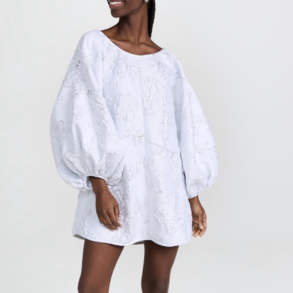 All white good luck dress
